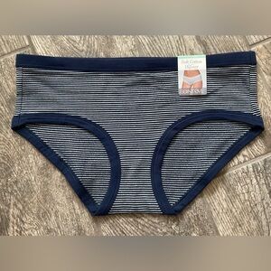 New Saint Eve Soft Cotton Hipster Panties You Pick Size S, M Blue Stripe